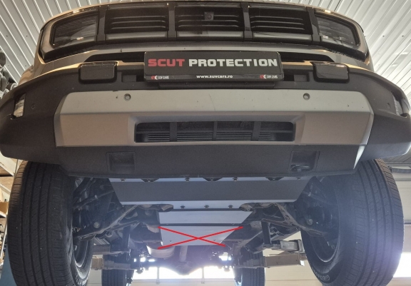 Steel sump guard for Baic Beijing BJ40