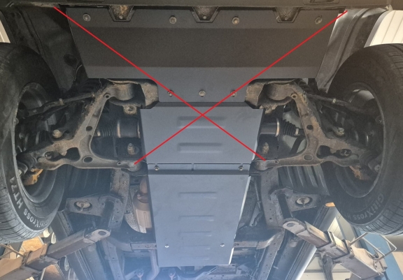 Steel gearbox guard for Baic Beijing BJ40