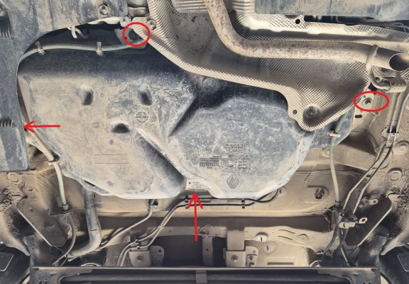 Steel fuel tank guard  for Dacia Jogger