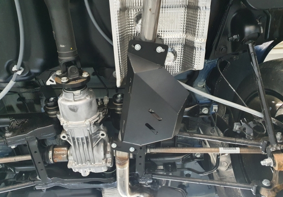 Aluminium EGR valve guard  for Dacia Duster