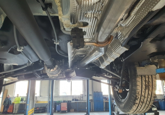Aluminium EGR valve guard  for Dacia Duster