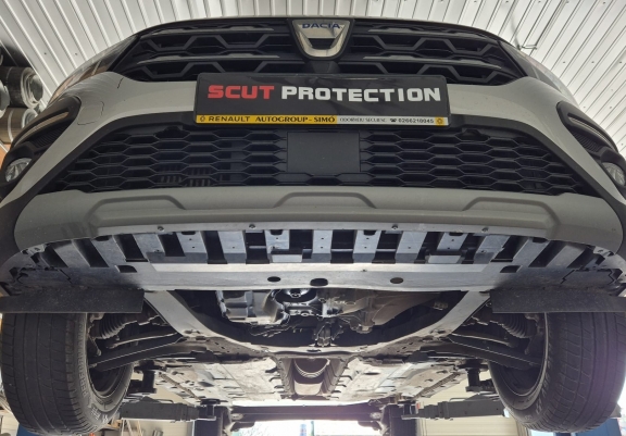 Aluminum sump guard for Dacia Sandero Stepway