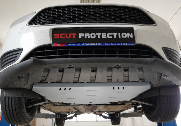 Aluminium  sump guard for Ford Transit Connect