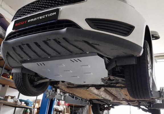 Aluminium  sump guard for Ford Transit Connect