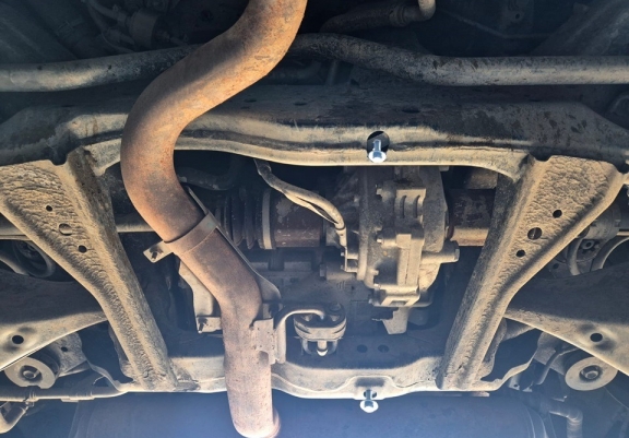 Aluminum diferential guard for Nissan X-Trail T33