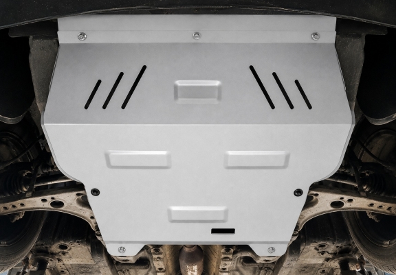 Aluminum sump guard for Audi A3