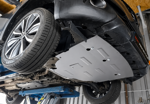 Aluminium  sump guard for Renault Kadjar