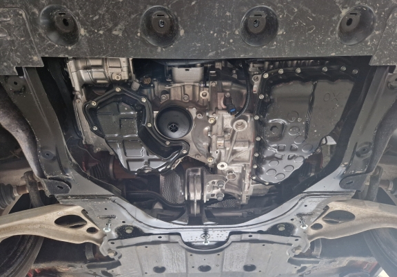 Aluminium  sump guard for Renault Austral