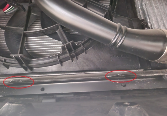 Aluminium  sump guard for Renault Austral