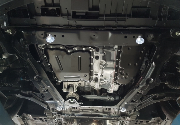 Aluminium  sump guard for Renault Koleos