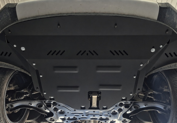 Steel sump guard for Kia Sportage