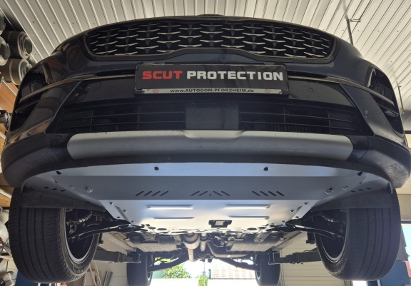 Aluminum sump guard for Kia Sportage
