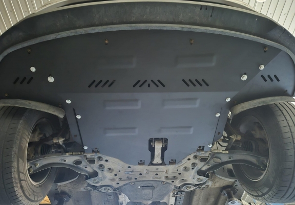 Steel sump guard for Hyundai IX35