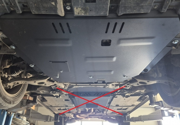 Steel sump guard for Toyota Auris