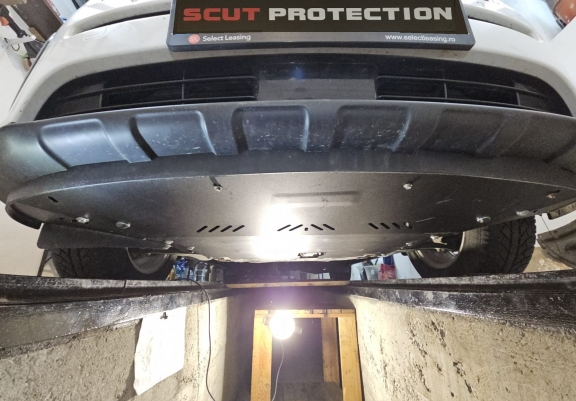 Steel sump guard for Kia Sportage
