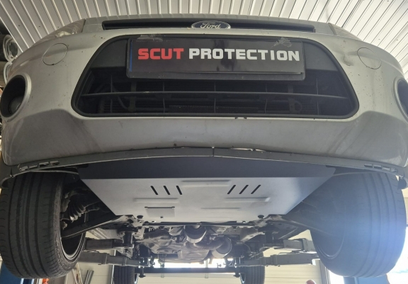 Steel sump guard for Ford Transit Connect
