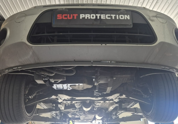 Steel sump guard for Ford Transit Connect