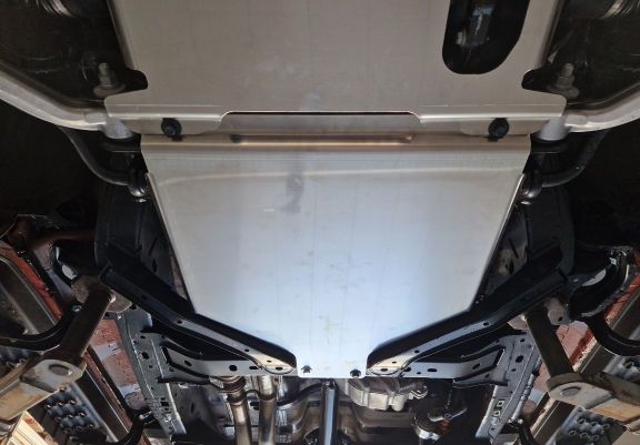 Aluminum gearbox guard for Volkswagen Amarok