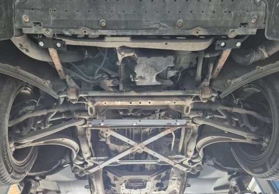 Steel sump guard for Audi A4 B8, petrol