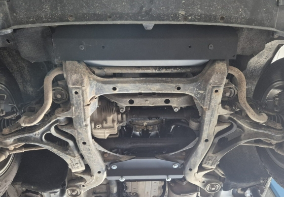 Steel sump guard for Volkswagen Touareg 7L
