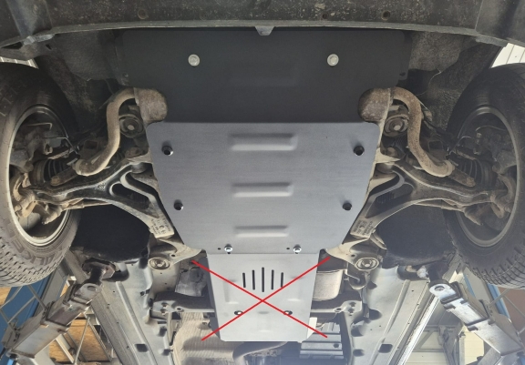 Steel sump guard for Volkswagen Touareg 7L
