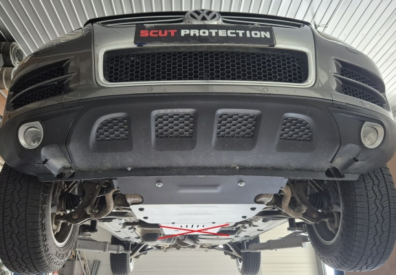 Steel sump guard for Volkswagen Touareg 7L