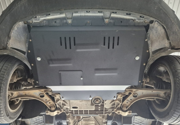 Steel sump guard for the protection of the engine and the gearbox for Audi A3