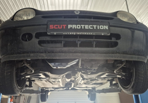 Steel sump guard for Renault Twingo