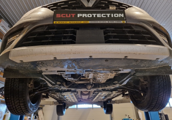 Steel sump guard for Renault Clio 6