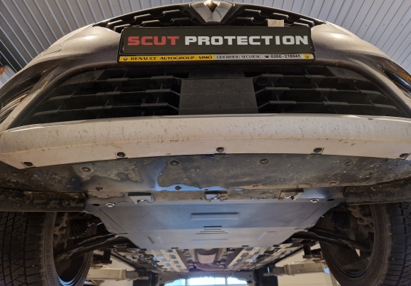 Steel sump guard for Renault Clio 6