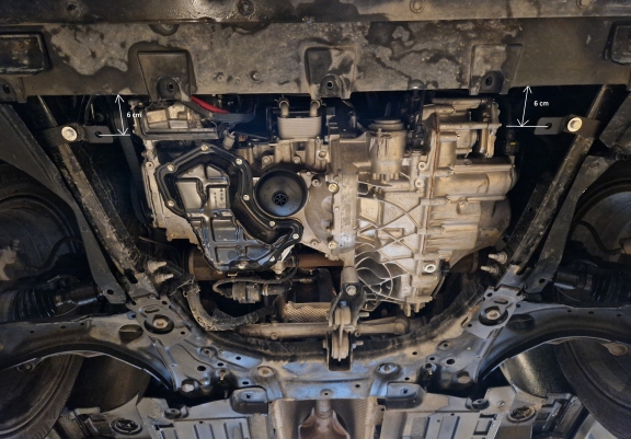Steel sump guard for Renault Clio 6