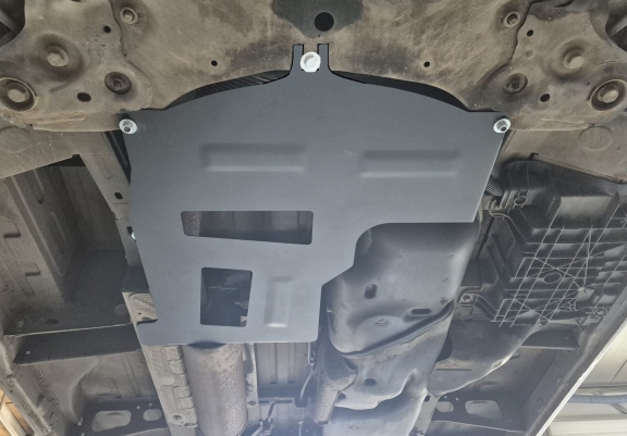 Steel catalytic converter guard/cat lock for Renault Master