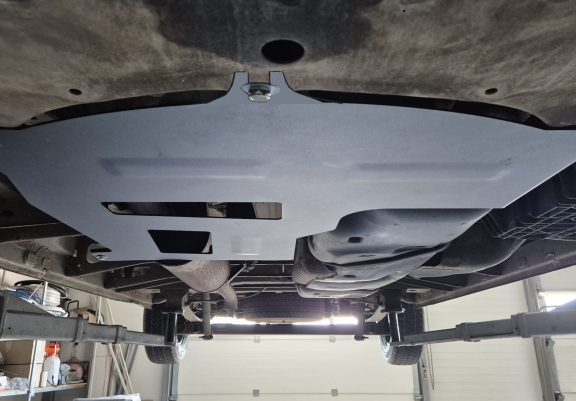 Steel catalytic converter guard/cat lock for Renault Master