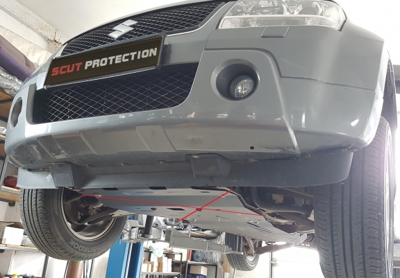 Steel sump guard for Suzuki Grand Vitara - promotional package