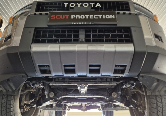 Steel sump guard for Toyota Land Cruiser - promotional package