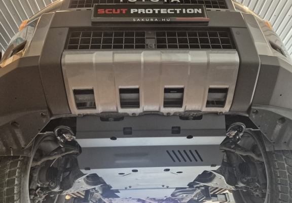 Steel sump guard for Toyota Land Cruiser - promotional package