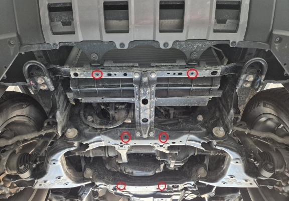 Steel sump guard for Toyota Land Cruiser - promotional package