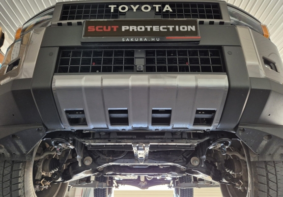 Aluminium sump guard for Toyota Land Cruiser - promotional package