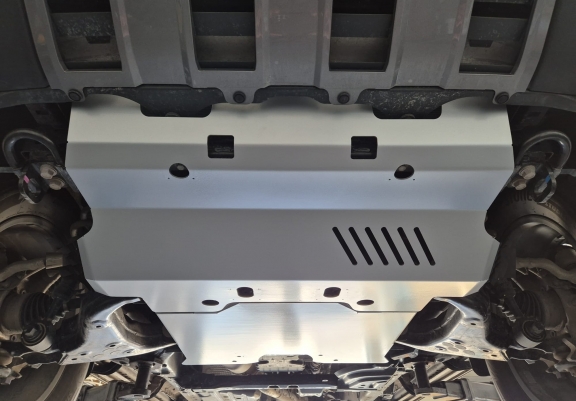 Aluminium sump guard for Toyota Land Cruiser - promotional package