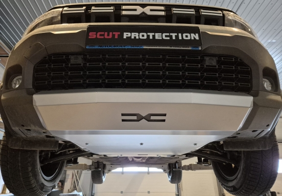 Aluminum sump guard for Dacia Duster- 4x2