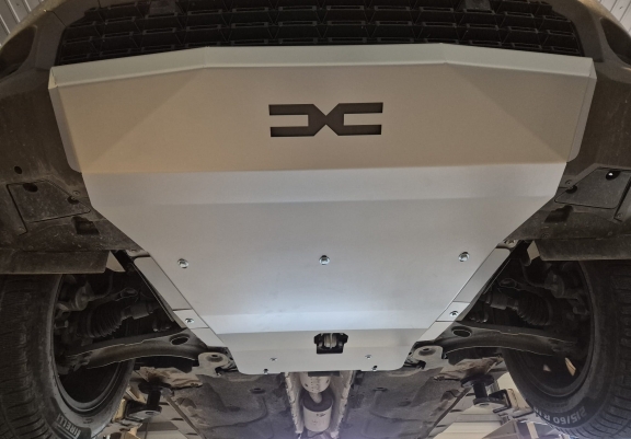 Aluminum sump guard for Dacia Duster- 4x2