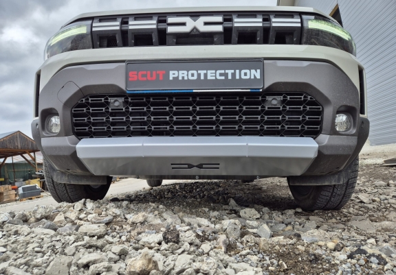 Aluminum sump guard for Dacia Duster- 4x2