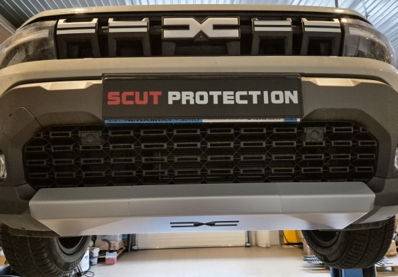 Aluminum sump guard for Dacia Duster- 4x2