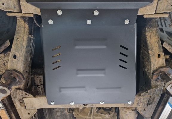 Aluminum gearbox guard for Nissan Pathfinder