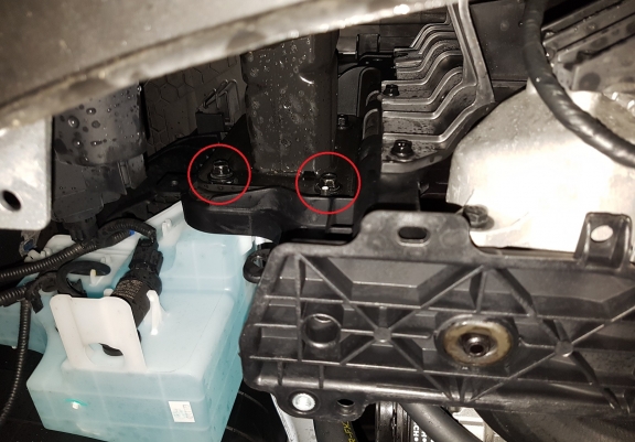 Aluminum sump guard for Kia C eed
