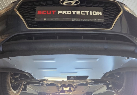 Aluminum sump guard for Hyundai i30