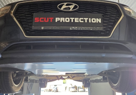 Aluminum sump guard for Hyundai i30