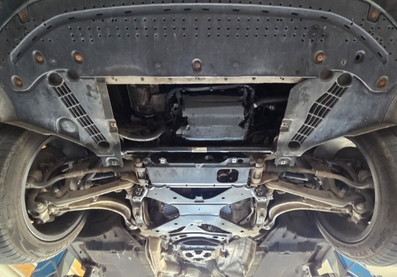 Steel gearbox guard for Audi A6 A6