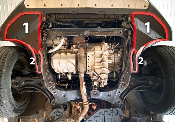 Steel sump guard for BYD Seal U - DM-i