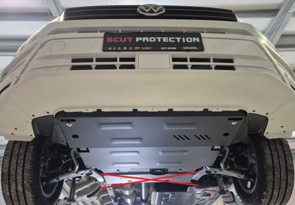 Steel sump guard for Vw Crafter